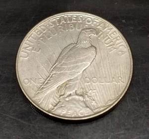 1922 PEACE SILVER DOLLAR XF