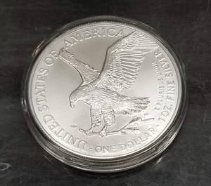 2022 AMERICAN SILVER EAGLE 1 TROY OZ .999 FINE SILVER IN AIRTITE