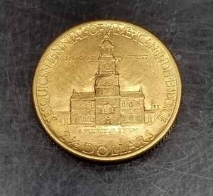 1926 US $2.50 GOLD SESQUICENTENNIAL COMMEMORATIVE