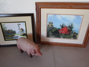 Rural Theme Prints, Pig
