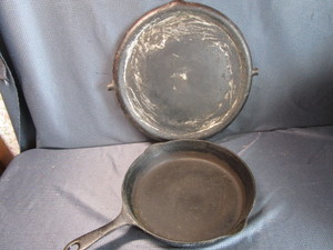 Cast Fry Pans, Griddle