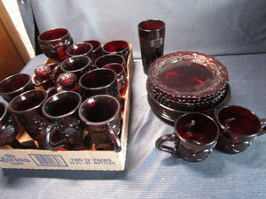 Cape Code Ruby Glassware