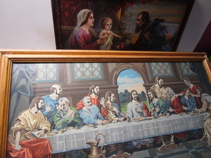 Vintage Holy Family Print