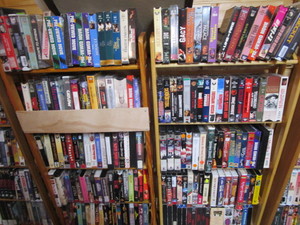 VHS Tapes & Stands