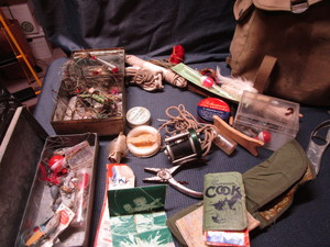 US Back Pack, Vintage Fishing