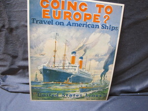 Tin Ship Sign