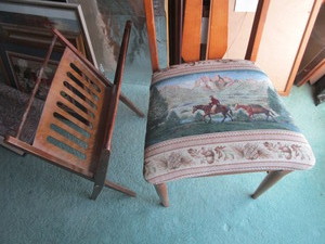 MCM Magazine Rack, Chair