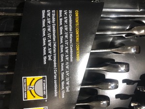 GEARWRENCH SAEMetric 72-Tooth Combination Ratcheting Wrench Tool Set (32-Piece)