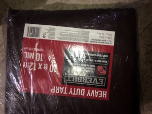 Everbilt 10 ft. x 12 ft. BrownSilver Heavy-Duty Tarp