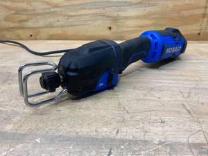 lot 25 image: KOBALT Variable Speed Corded Reciprocating Saw with Soft Case