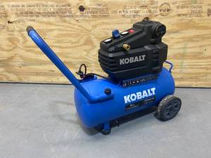 lot 14 image: KOBALT 8-Gallon Single Stage Portable Electric Horizontal Air Compressor