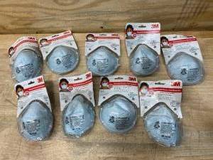 lot 111 image: 3M Lot of 9- Household Cleanser Odor Respirator