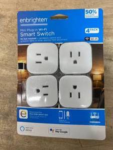 lot 62 image: ENBRIGHTON 125-Volt 1-Outlet Indoor Smart Plug (4-Pack)