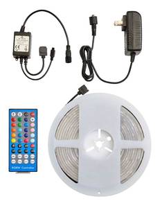 lot 63 image: UTILITECH 196.8-in Plug-in Tape Under Cabinet Lights with Remote