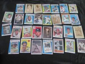 lot 4 image: 4. 30 Baseball Hall Of Fame Cards...