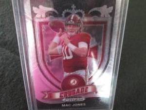 lot 10 image: 10. 2021 Prizm Mac Jones Rookie Car...