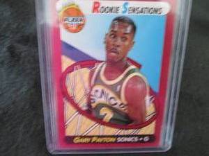 lot 15 image: 15. Gary Payton Rookie Sensations C...