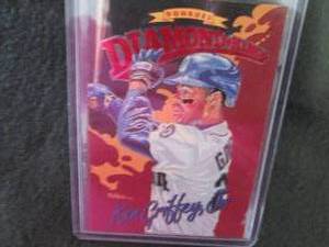 lot 18 image: 18. 1993 Donruss Ken Griffey JR Dia...