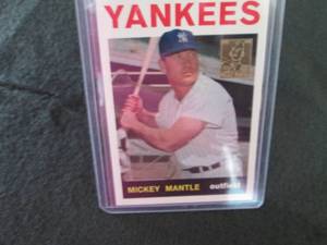 lot 20 image: 20. 1996 Topps Mickey Mantle Card...