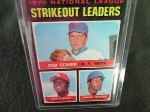 lot 23 image: 23. 1971 Topps Tom Seaver Strikeout...