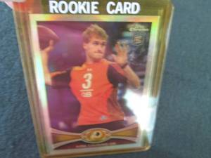 lot 25 image: 25. 2012 Kirk Cousins Chrome Refrac...