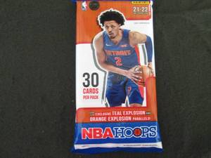 lot 31 image: 31. 2021 NBA Hoops Basketball Pack...