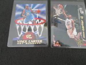 lot 32 image: 32. 2 Vince Carter Rookie Cards...