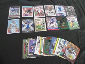 lot 40 image: 40. 35 Football Insert Cards...