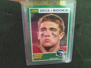 lot 44 image: 44. 2013 Score Zach Ertz Rookie Car...