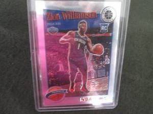 lot 48 image: 48. 2019 Zion Williamson NBA Hoops ...