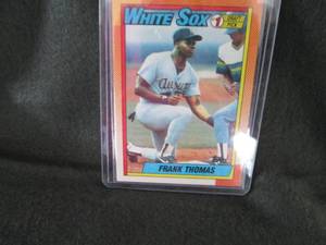 lot 56 image: 56. 1990 Topps Frank Thomas Rookie...