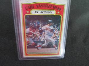 lot 74 image: 74. 1972 Topps Carl Yastrzemski Car...