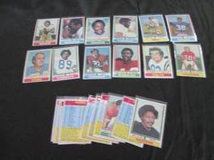 lot 96 image: 96. 1974 Topps Football Cards...