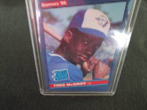 lot 139 image: 139. 1986 Donruss Ferd McGriff Rook...