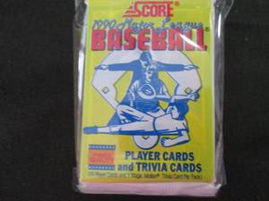 lot 157 image: 157. 6 1990 Score Baseball Packs...
