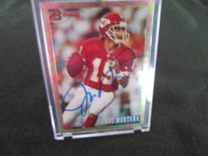 lot 158 image: 158. 1993 Bowman Joe Montana Autogr...
