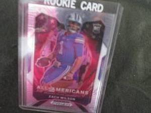 lot 160 image: 160. 2021 Zach Wilson Prizm Rookie ...
