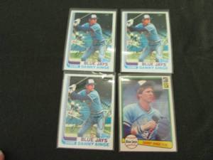 lot 163 image: 163. Danny Ainge Baseball Cards...