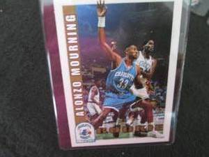 lot 164 image: 164. 8 Alonzo Mourning Rookie Cards...