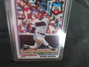 lot 169 image: 169. 1978 Topps Reggie Jackson Card...