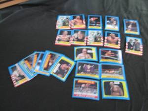 lot 175 image: 175. 29 1987 Topps WWF Wrestling Ca...