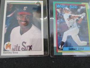 lot 189 image: 189. 2 Sammy Sosa Rookie Cards...
