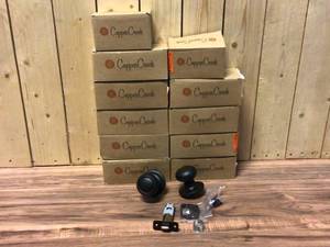 Copper Creek Colonial Black Privacy BedBath Door Knob Customer Returns See Pictures