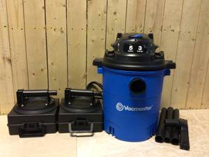 Vacmaster� 2-In-1 WetDry VacuumBlower  65 CFM, 5-Gallon, 3 Peak HP, Model# VOC507PF Customer Returns See Pictures