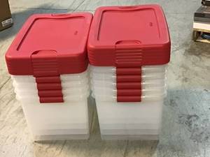Sterilite 64 Qt. Latching Storage Box Customer Returns See Pictures