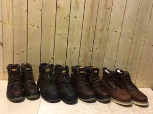 MIX LOT OF MENS DEWALT WORK BOOTS Customer Returns See Pictures