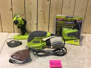 MIX LOT OF RYOBI TOOLS USED Customer Returns See Pictures