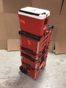 Lot of assorted PACKOUT  Modular Tool Box Storage System by Milwaukee Customer Returns See Pictures