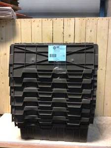 Lot ot plastic storage totes see pictures customer returns&nbsp