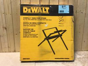 DEWALT 10 in. Compact Table Saw Stand for Jobsite Customer Returns See Pictures